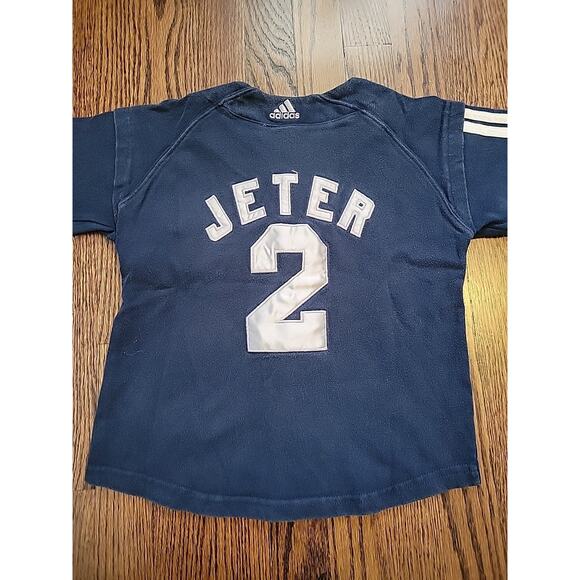 adidas Other - Adidas Derek Jeter New York Yankees Jersey Shirt Size 7 boys MLB Baseball Kids